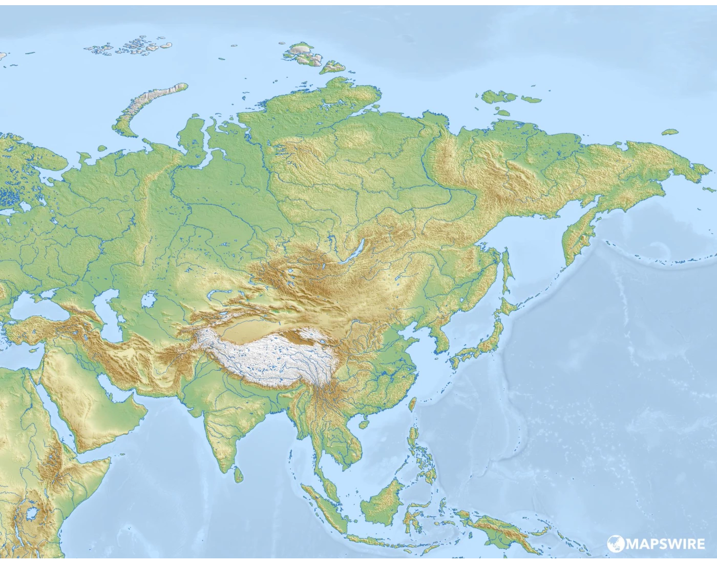 Basque Aphg Map APHG: Asia Physical Map — Printable Worksheet - All For One