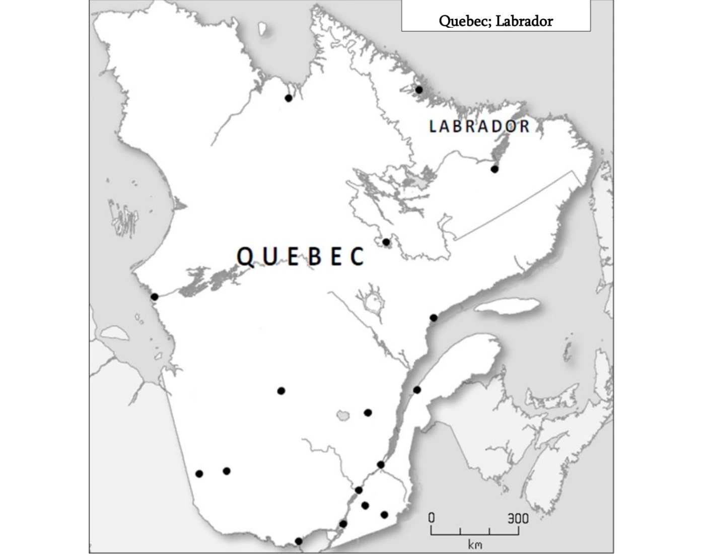 Labrador Map Simple Image Quebec & Labrador Map Quiz