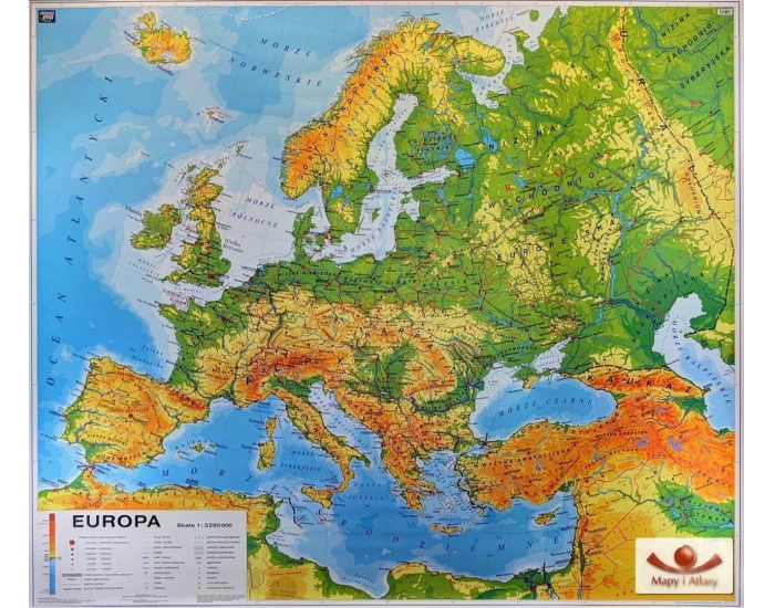 Free Printable Verse Map.pdf Europa - mapa fizyczna cz.3 (wyżyny + niziny) — Printable Worksheet