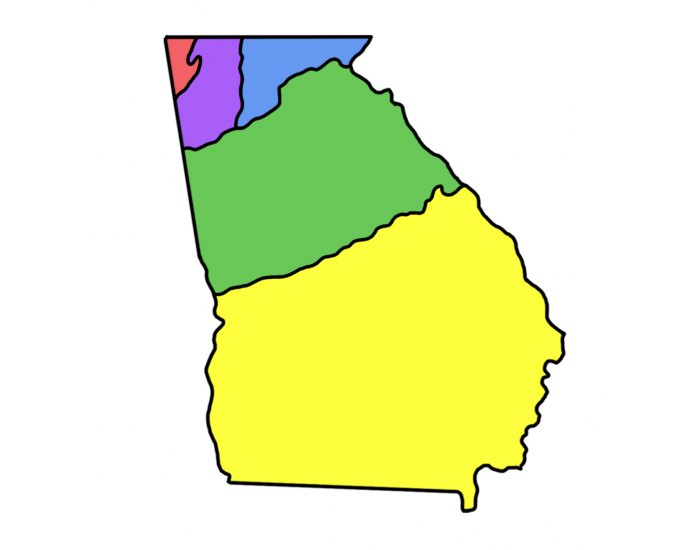 Where are the five regions of — Printable Worksheet